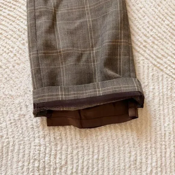 Ralph lauren brown plaid trousers - Picture 5 of 5